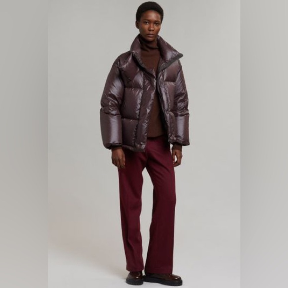 Frankie Shop — Leese Puffer - Aubergine